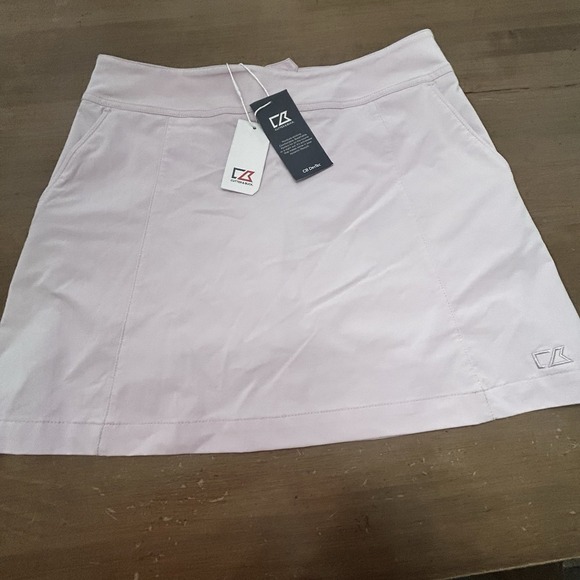 Cutter & Buck Pants - NWT Cutter & Buck CB Size S Skort DryTec Golf 50 UPF Pink Tennis Skirt Woman's